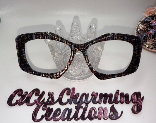 Mixed Metal Maze/ Curve/ on Mirror Acrylic